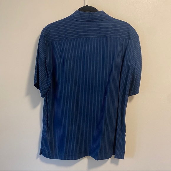 Scotch & Soda Indigo Tencel Camper Shirt M - Picture 2 of 4